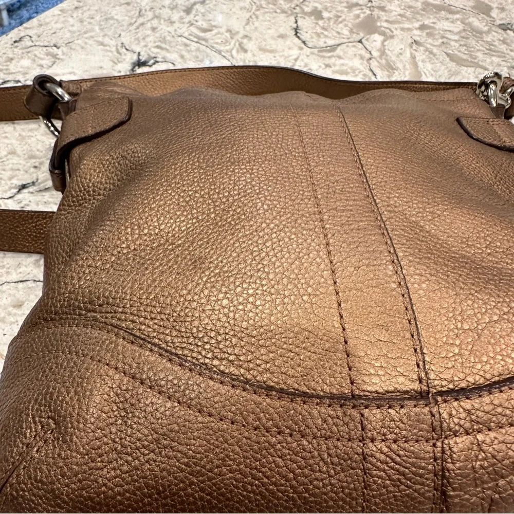 COACH Convertible Chain Duffel in Bronze, Style F19722